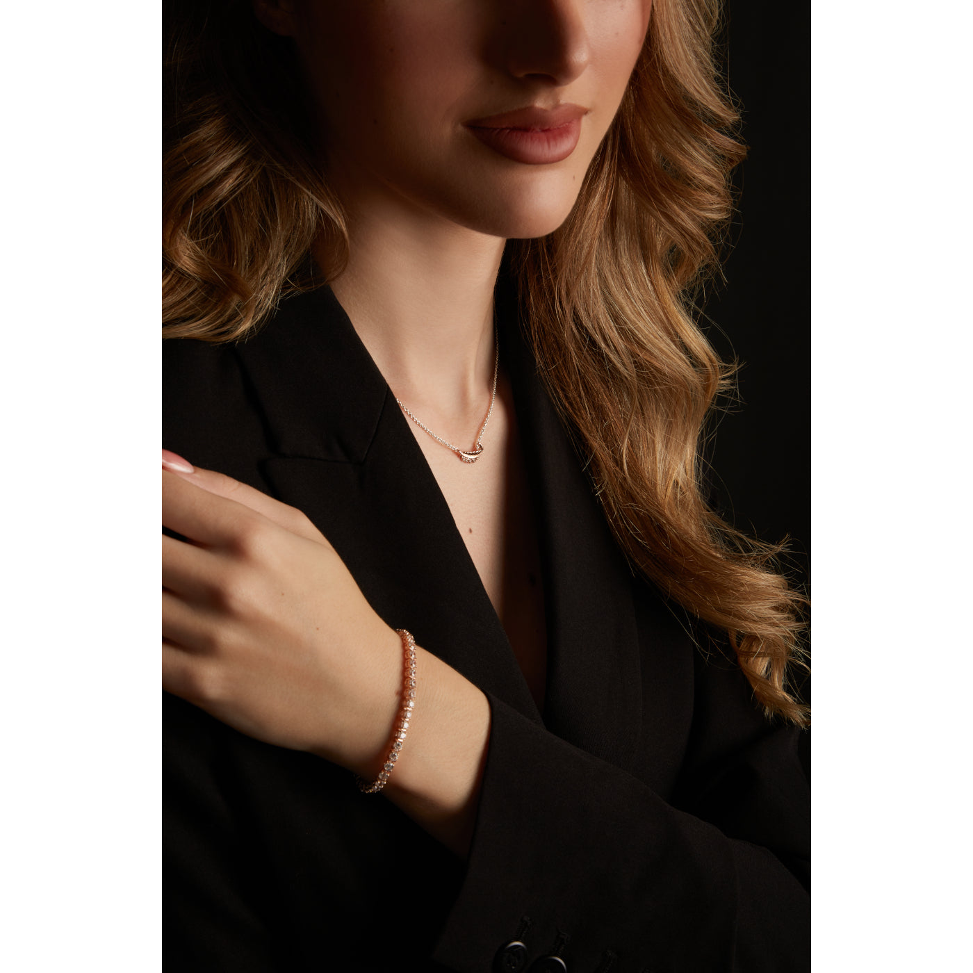 Swarovski ReMatrix Roségoudkleurige Armband 5657659