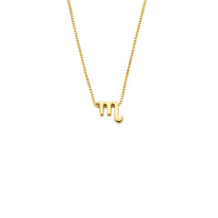 Isabel Bernard Étoiles d’Or Scorpio 14 Carat Gold Venetian Necklace With Horoscope IB340185