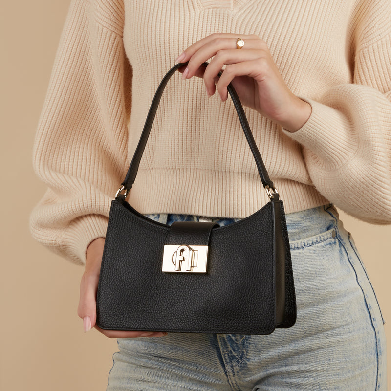 Furla 1927 Black Leather Handbag WB01114HSF000O6000-zoom-