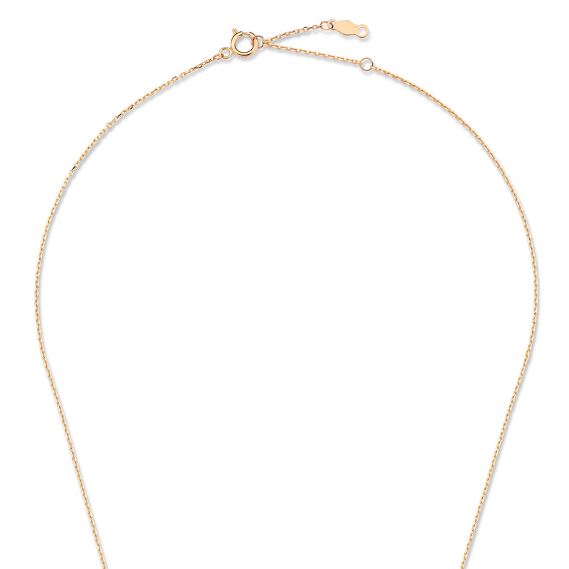 Isabel Bernard La Concorde Loulou 14 Karaat Rosé Gouden Collier IB340141 (Lengte: 40.00-44.00 cm)-zoom-