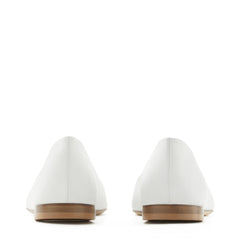 Isabel Bernard Vendôme Elita White Leather Bellerinas made of Calfskin IB51002-00-42