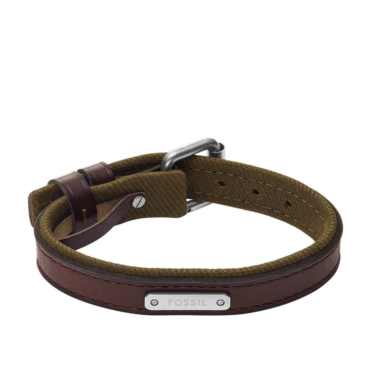 Fossil Everett Leather Men's Bracelet JA7315998