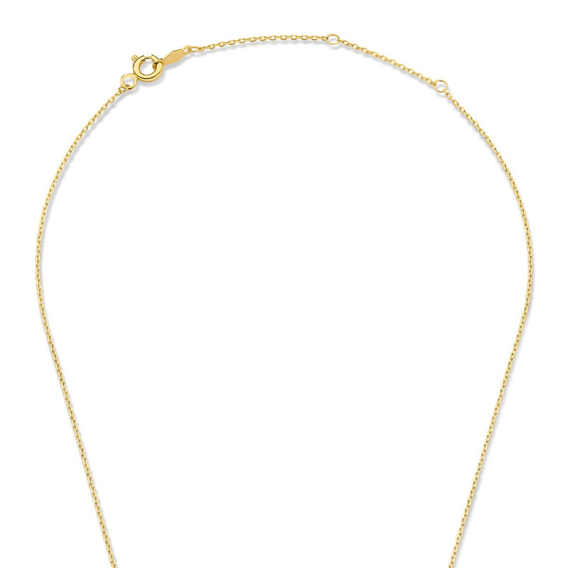 Isabel Bernard 14 Karaat Gouden Le Marais Chloé Ketting IB340134-A (Letter: A)-zoom-