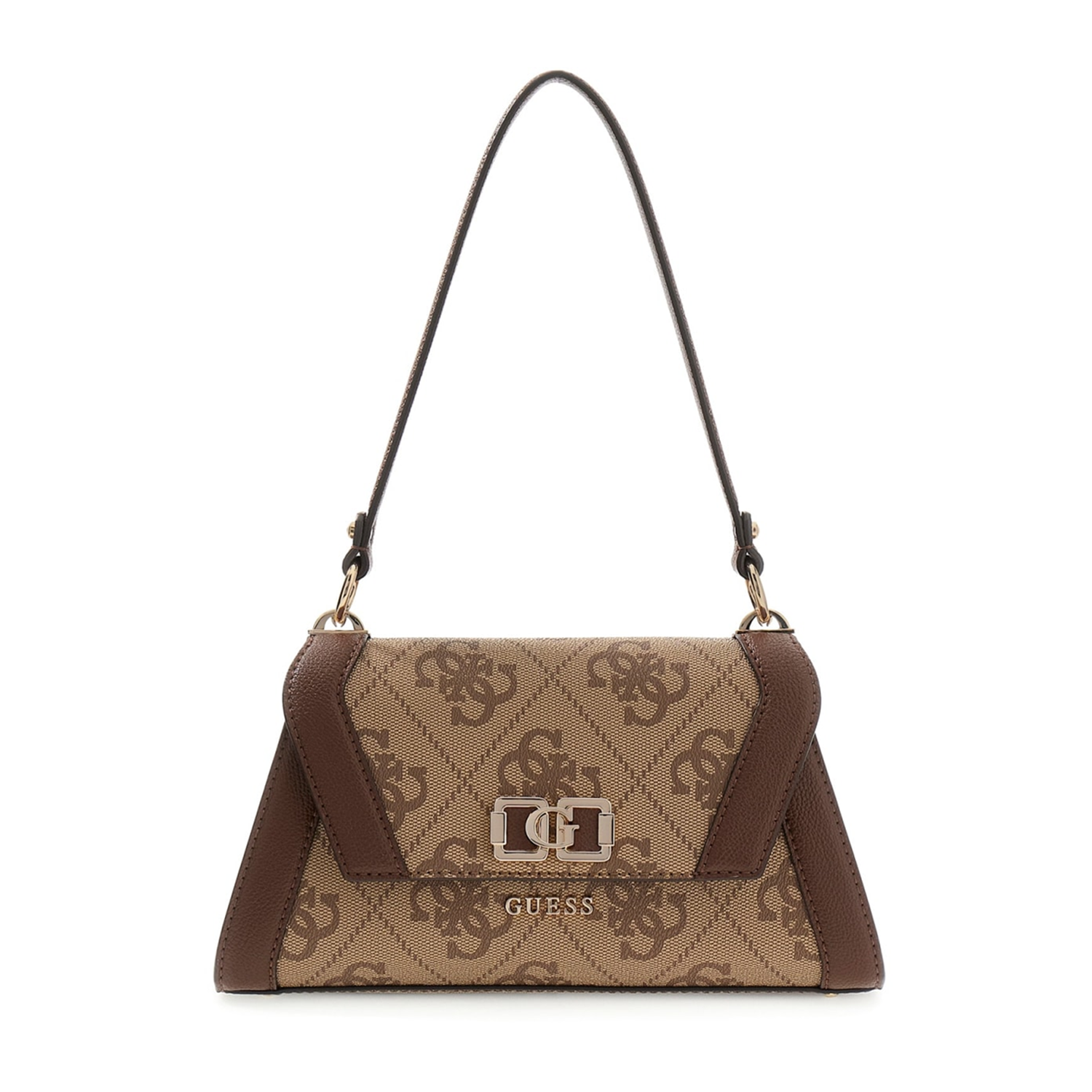 Guess Karnilla Brown Flap Shoulder Bag HWOS99-1190-LGW