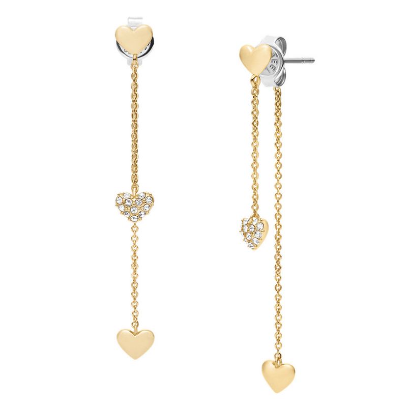 Fossil Sutton Brass Women's Earrings JA7300710-zoom-