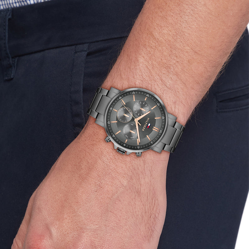 Tommy Hilfiger Grey Men's Watch TH1710711-zoom-