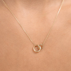 Isabel Bernard Le Marais Enlace 14 karat gold necklace IB340177