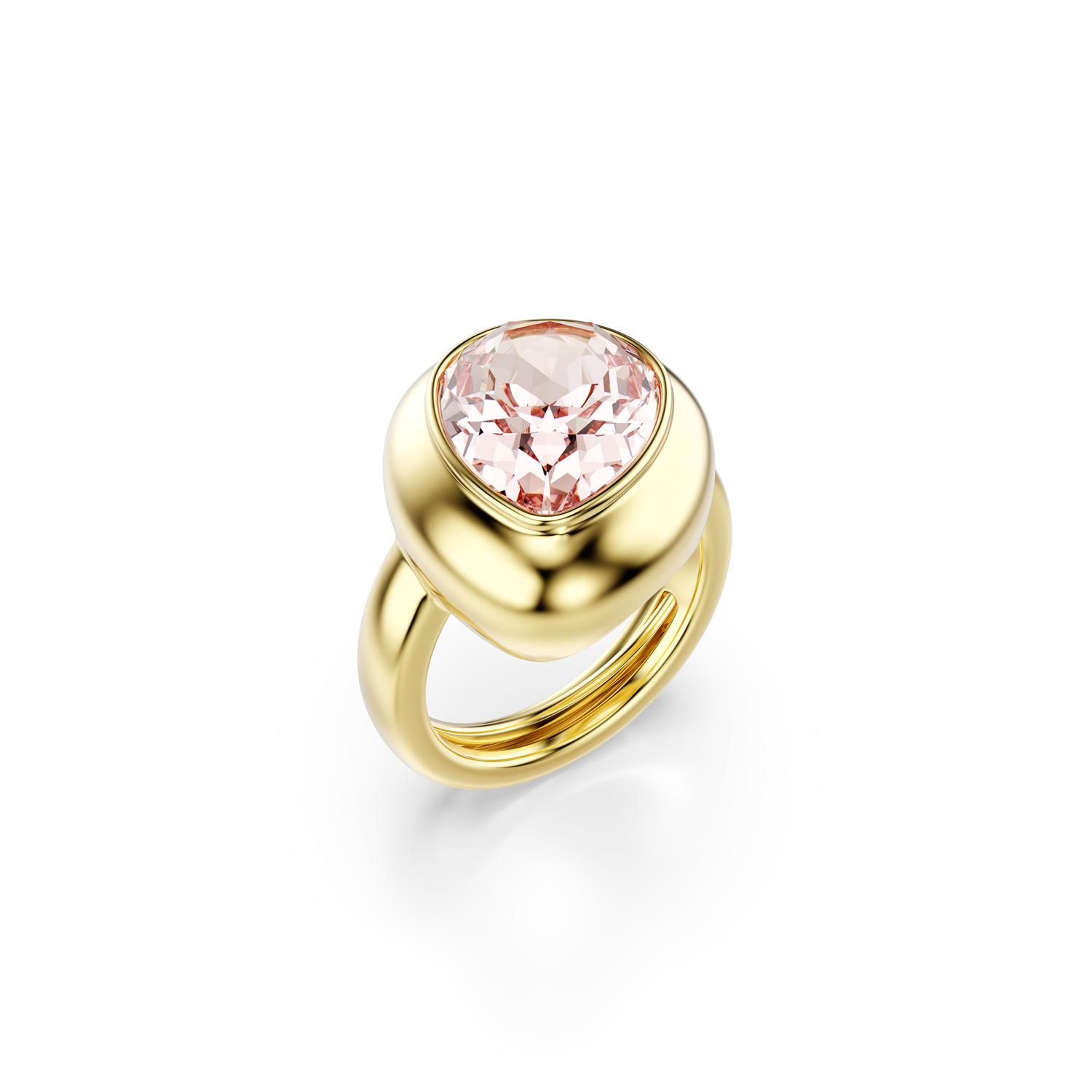 Swarovski Gema Gold Plated Ring Set 5753094