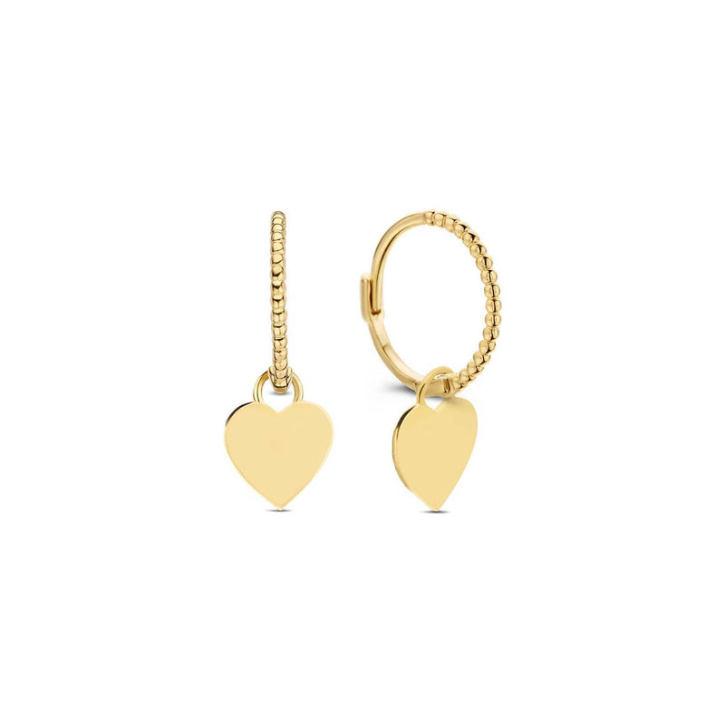 Jackie Gold 14K Golden Hoop Earrings JKE23.314-zoom-