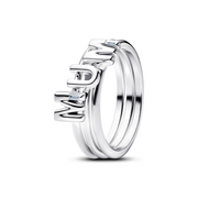 Pandora Moments MUM Letters Splitsbare Ring 194458C01-52