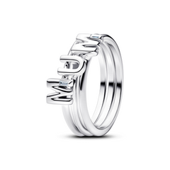 Pandora Moments MUM Letters Splittable Ring 194458C01