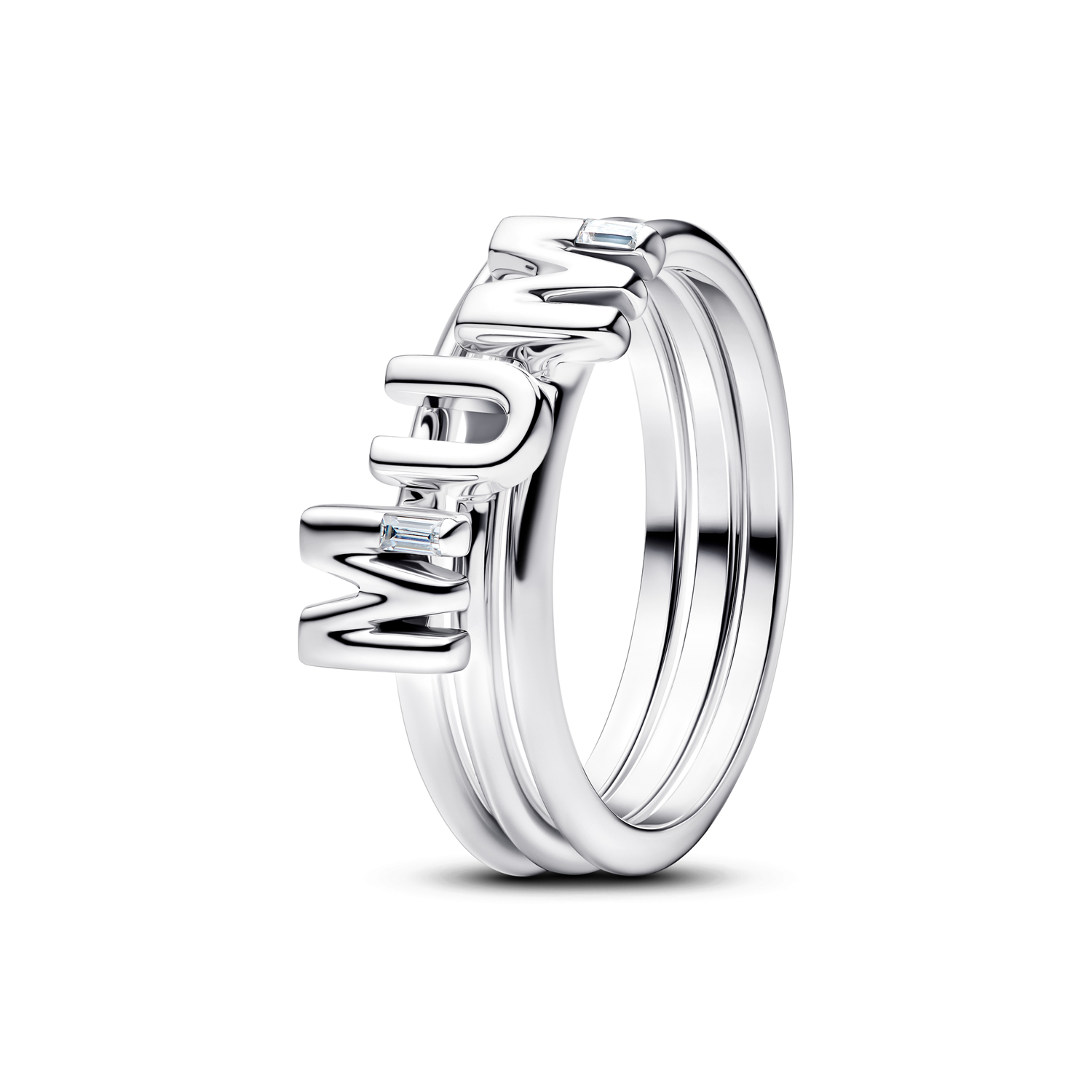 Pandora Moments MUM Letters Splittable Ring 194458C01