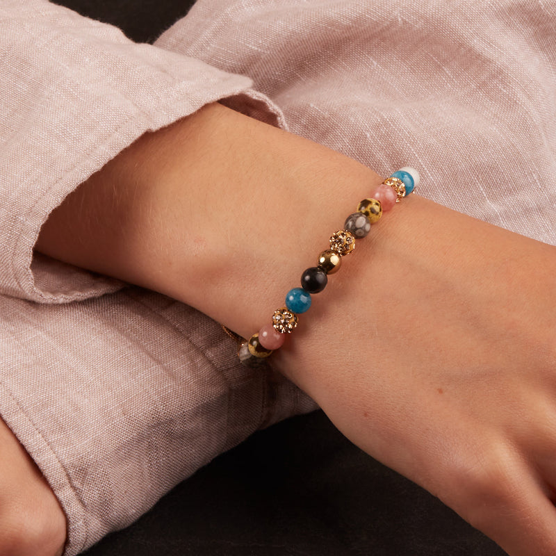 Karma Spiral Yvet Bracelet 83298 (Length: 17.50-19.00 cm)-zoom-