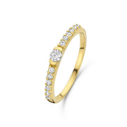 Parte Di Me Santa Maria della Base 925 sterling zilveren gold plated ring PDM33026-60