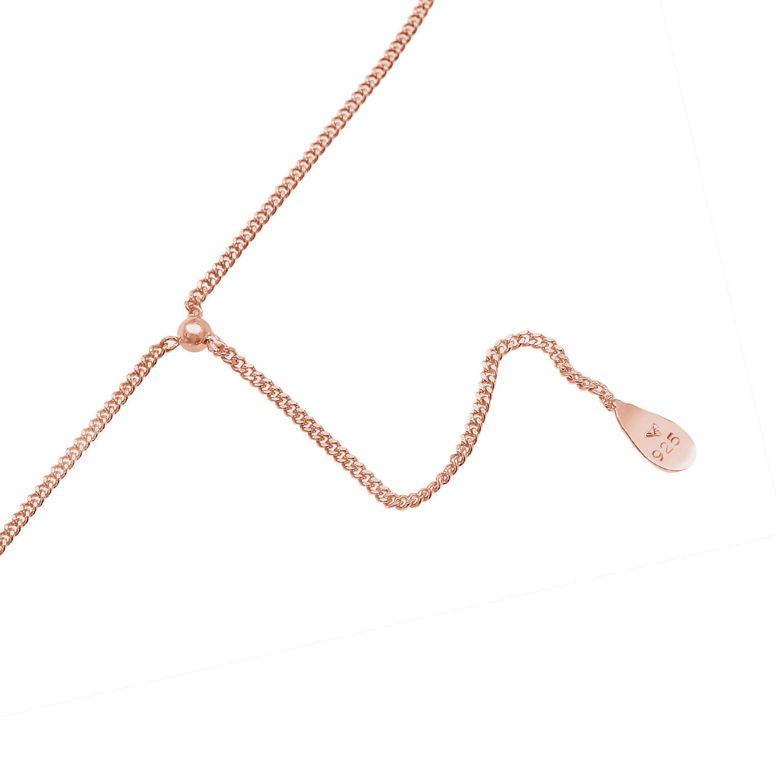 Elli 925 Sterling Silver Y Chain Choker 2004-BF-0007806-001