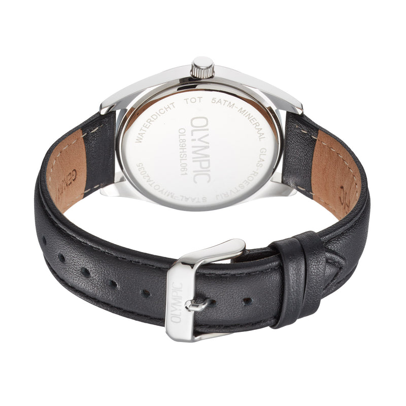 Olympic Marcel Zilverkleurig Herenhorloge OL89HSL061-zoom-