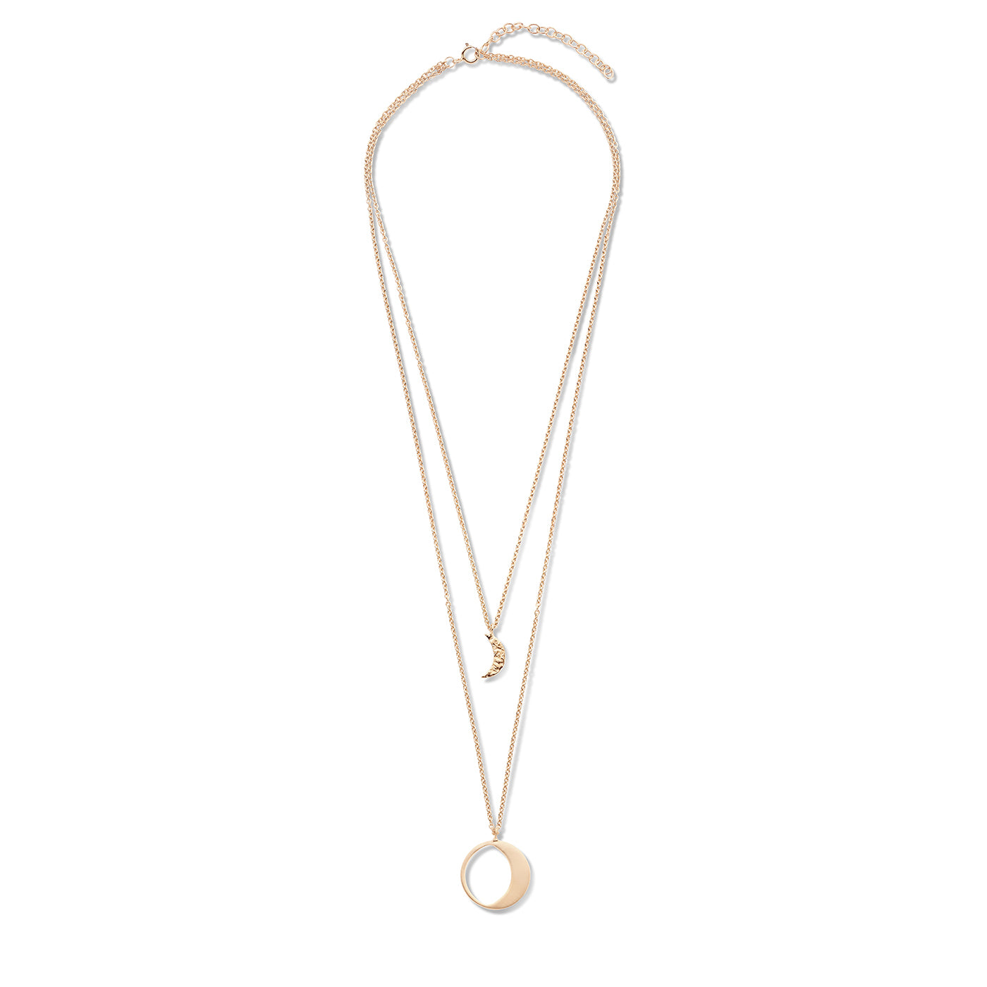 Violet Hamden Luminous Luna Rosegold Necklace VH10105 (Adjustable between 40-50 cm)