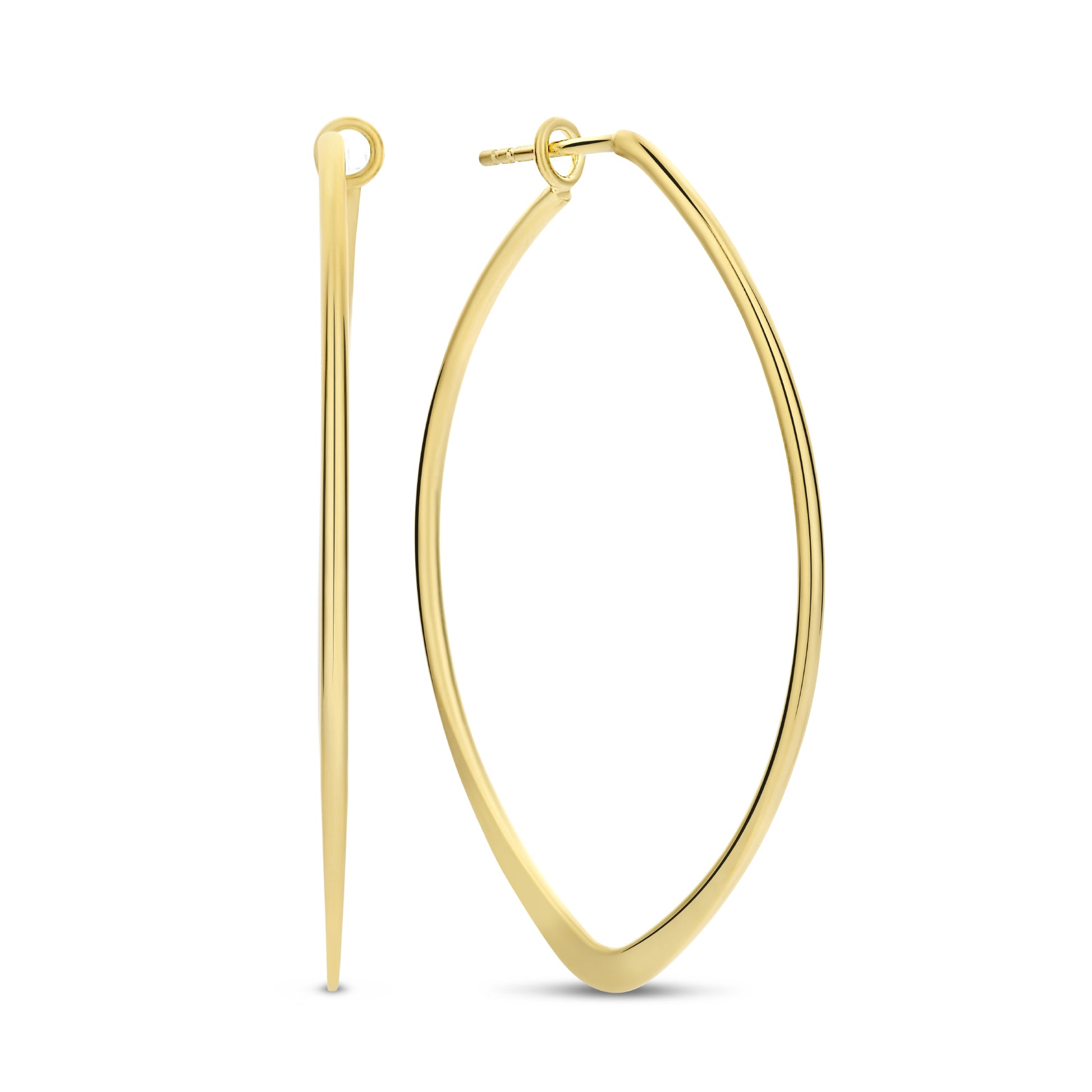 Violet Hamden Sisterhood Feminine 925 sterling Silver Gold-coloured Hoop Earrings VH360027