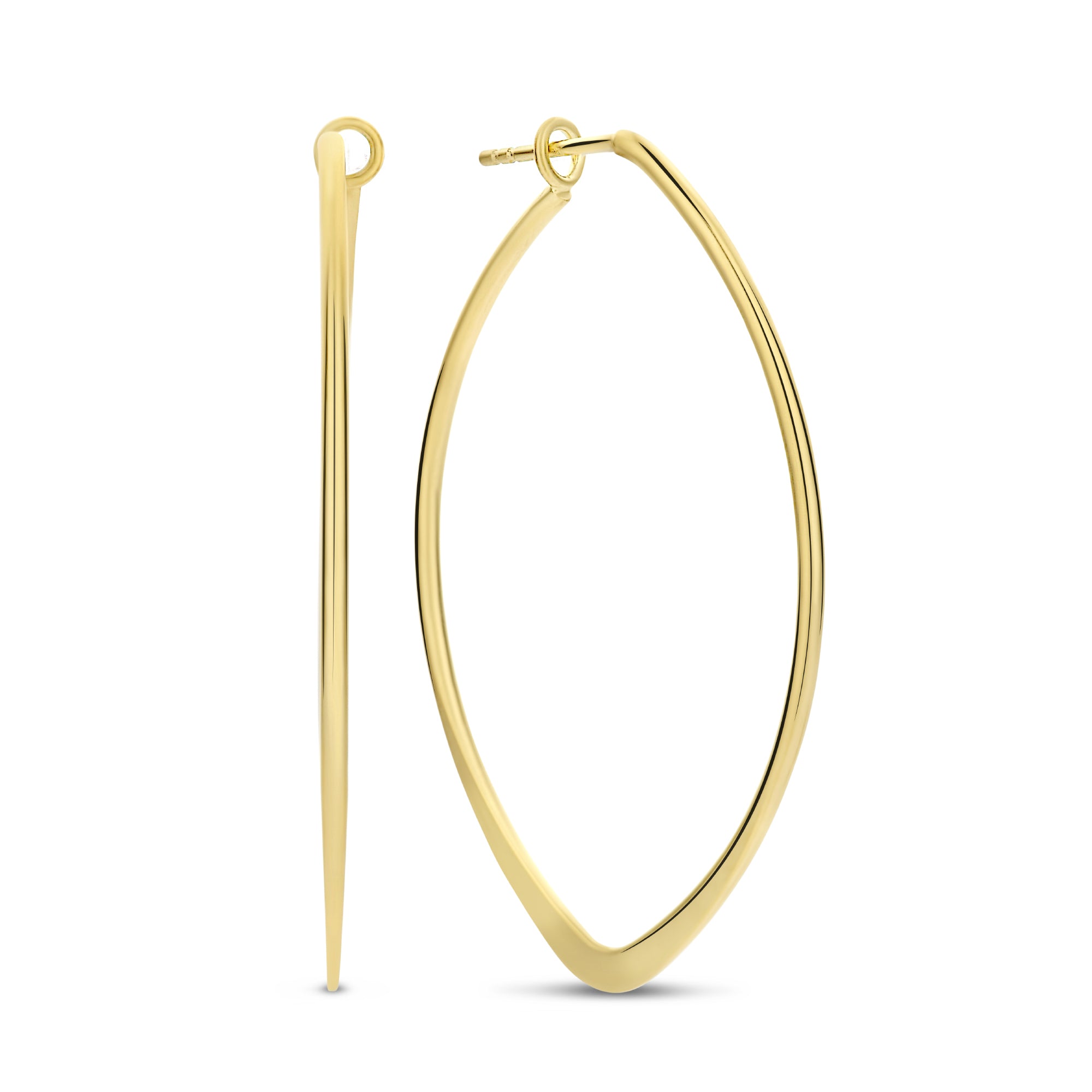 Violet Hamden Sisterhood Feminine 925 sterling Silver Gold-coloured Hoop Earrings VH360027