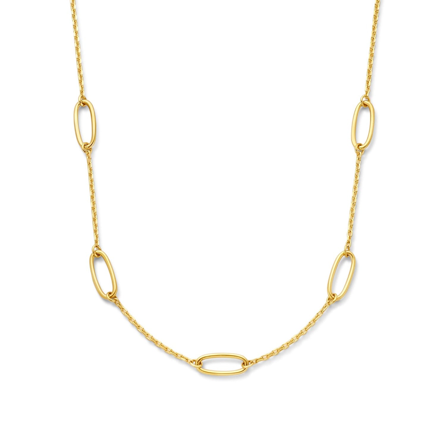 Beloro Jewels Regalo d'Amore 9 karat gold necklace and bracelet gift set BO90030