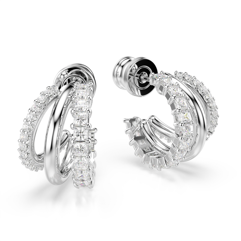 Swarovski Hyperbola Silver Earrings 5737110-zoom-
