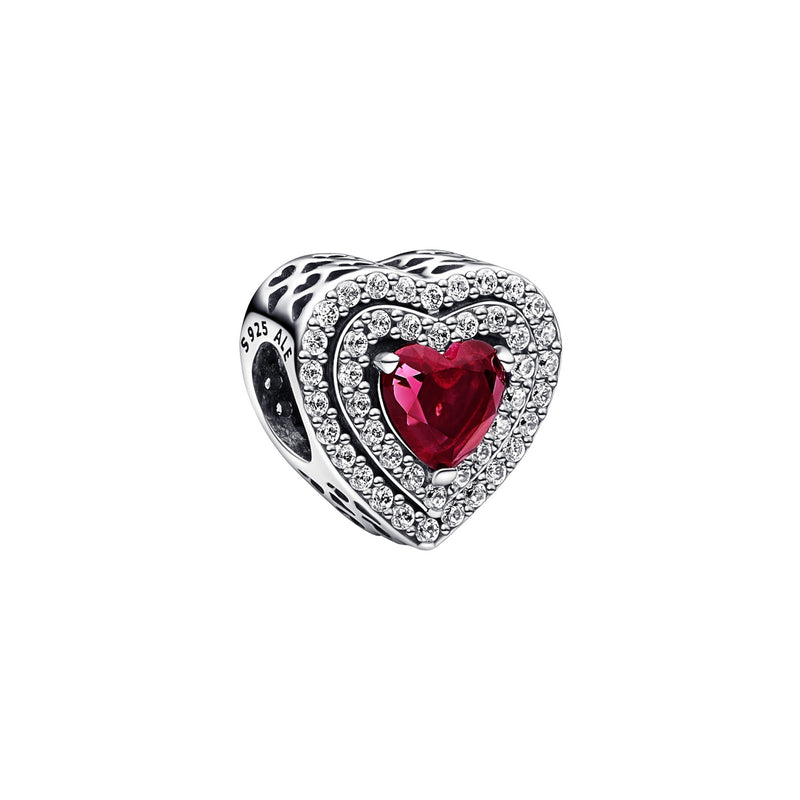 Pandora Timeless 925 Sterling Silver Heart Charm 799218C02-zoom-