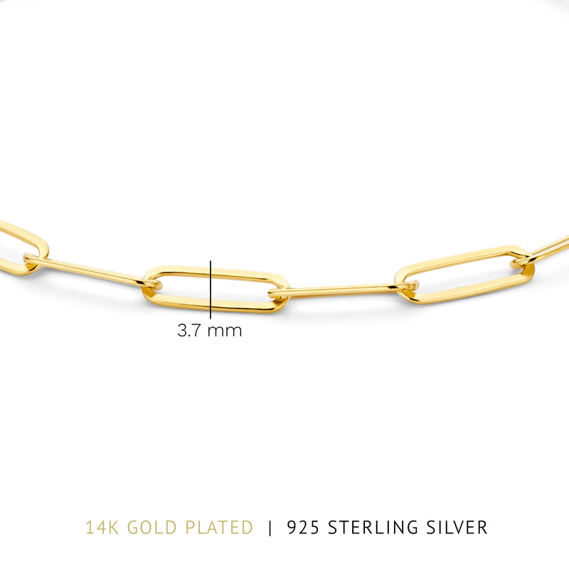 Parte Di Me Bibbiena Poppi Felice 925 Sterling Zilveren Gold Plated Schakelarmband PDM32117-zoom-