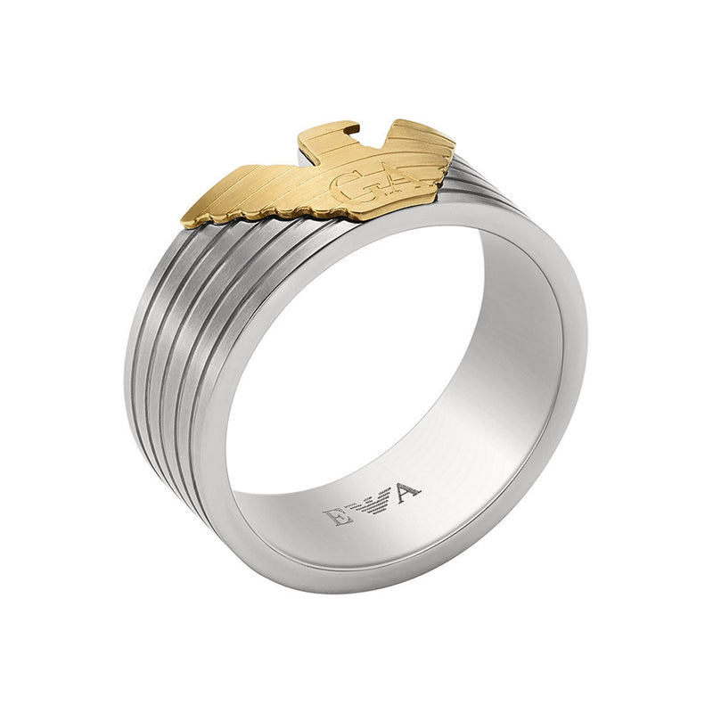 Emporio Armani Eagle Logo Silver-coloured Ring EGS3076040-9-zoom-
