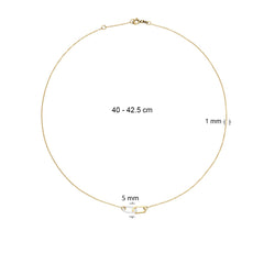 Jackie Gold Cannaregio 14 Karat Gold Necklace JKN24.482