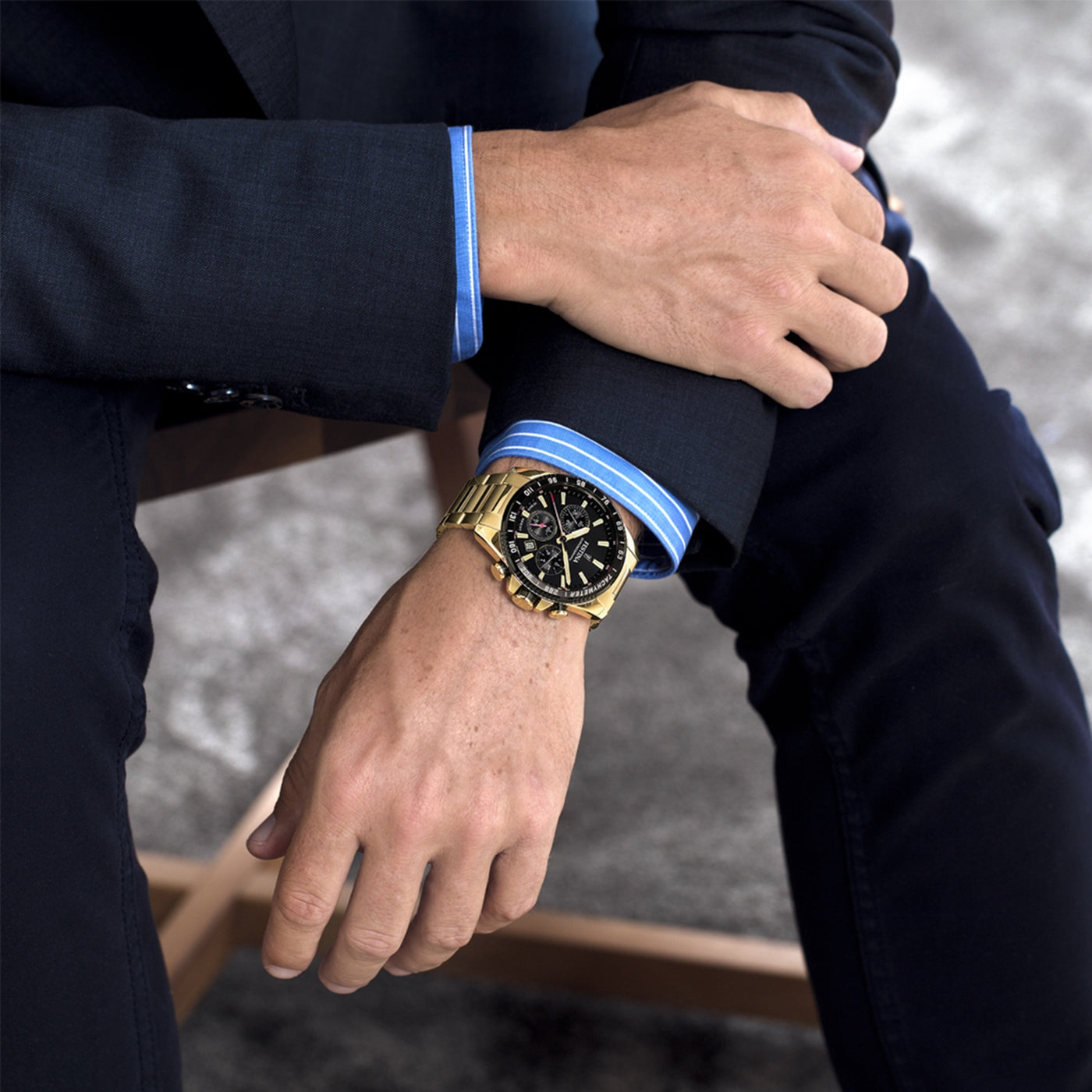 Festina Timeless Chrono Gold Watch F20634/5