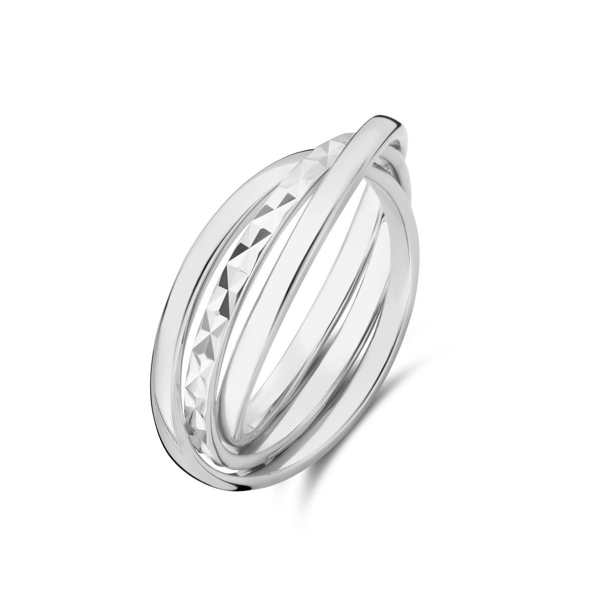 Parte di Me Ponte Vecchio lucilla 925 Sterling Silver Ring with Diamond Cut PDM33073-48