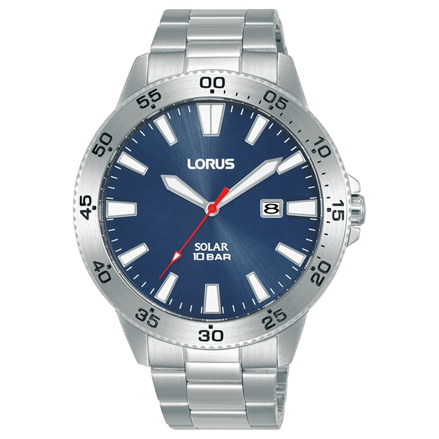 Lorus Solar Blue Dial Men's Watch RX341AX9