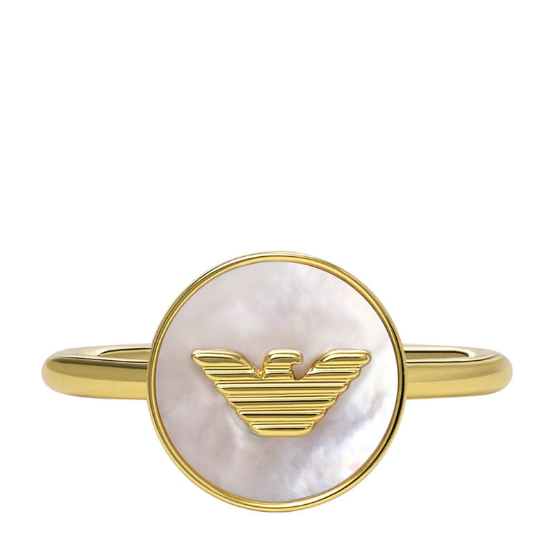 Emporio Armani Eagle Logo Copper Ring EGS31427105.5-zoom-
