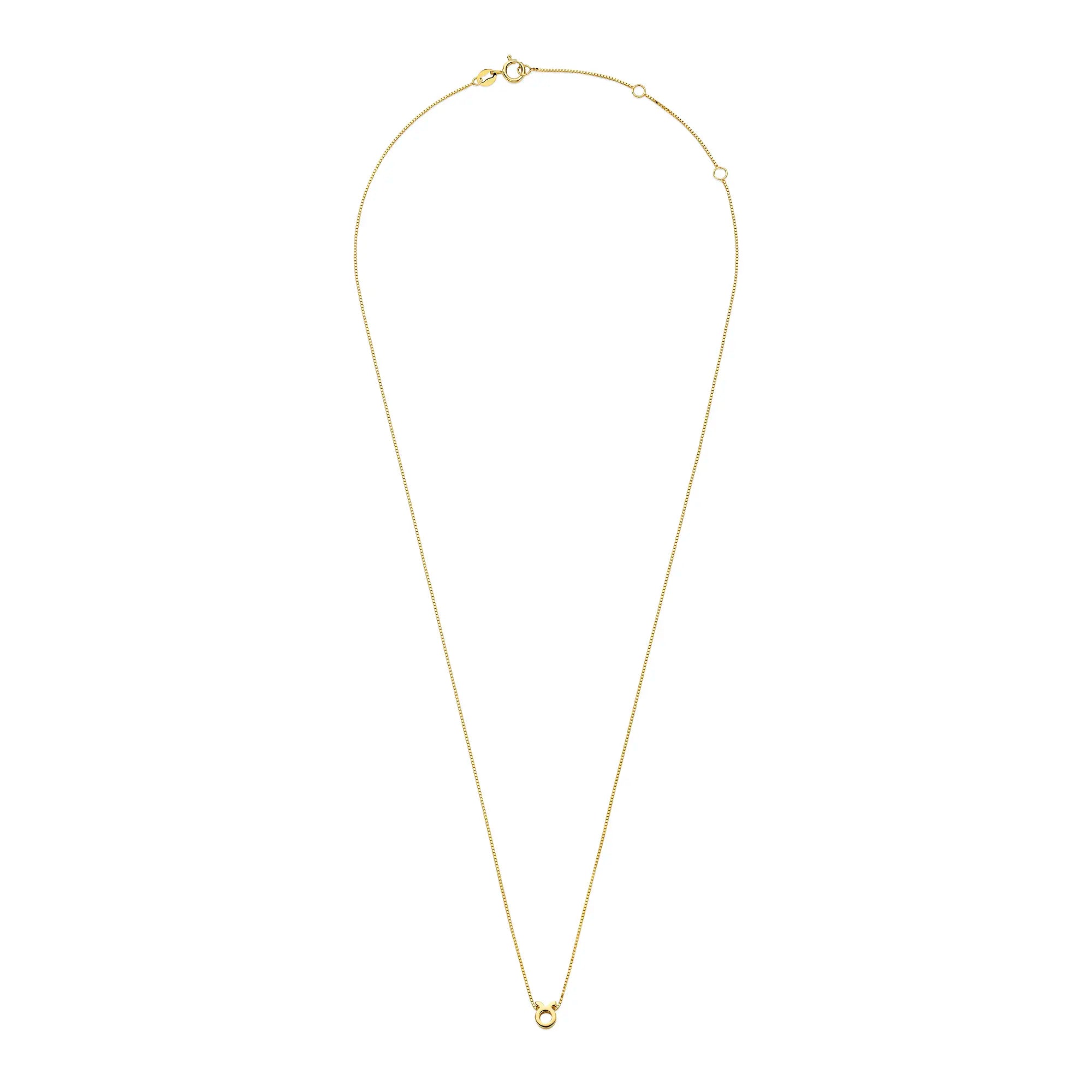 Isabel Bernard Étoiles d’Or Taurus 14 Carat Gold Venetian Necklace With Horoscope IB340179