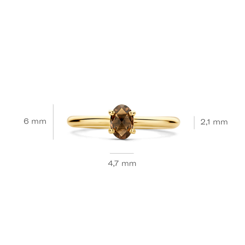 Blush 14 Karaat Gouden Ring 1242YSQ/58-zoom-