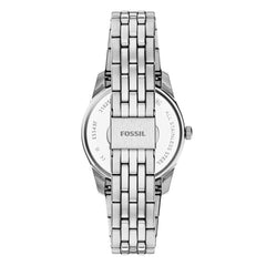 Fossil Scarlette Round Blue Dial Watch ES5457