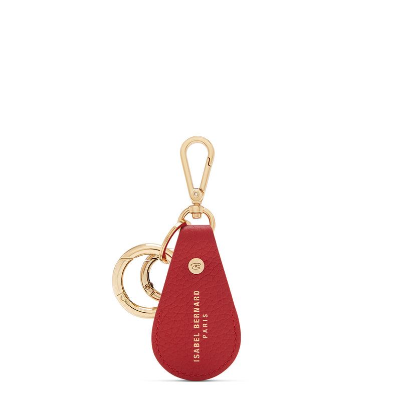 Isabel Bernard Honoré Filou Rood Kalfsleren Airtag Sleutelhanger IB66000-050-zoom-