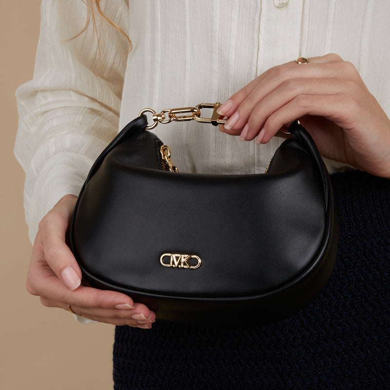 Michael Kors Kendall Black Calfskin Handbag 32H3G8NC1L-001-zoom-