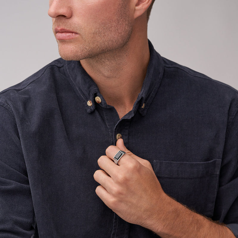 Fossil Zilverkleurige Ring JF04603040-11-zoom-