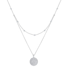 Elli 925 Sterling Silver Coin Necklace 2004-BF-0007735-001