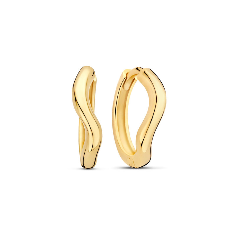 Beloro Jewels La Rinascente Mathilde 9 karaat oorringen (9,6 mm) BO360109-zoom-