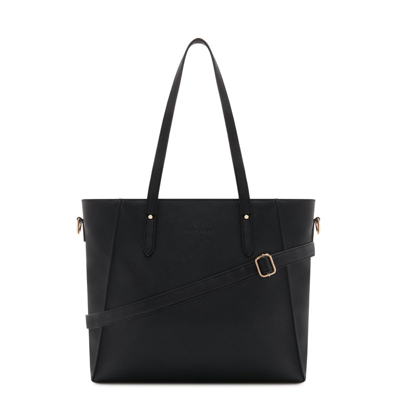 Violet Hamden Essential Bag Zwarte Shopper met 13 inch Laptopvak VH25035-801-zoom-