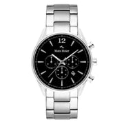 Mats Meier Grand Cornier Chrono Zwart/Zilverkleurig horloge MM00110