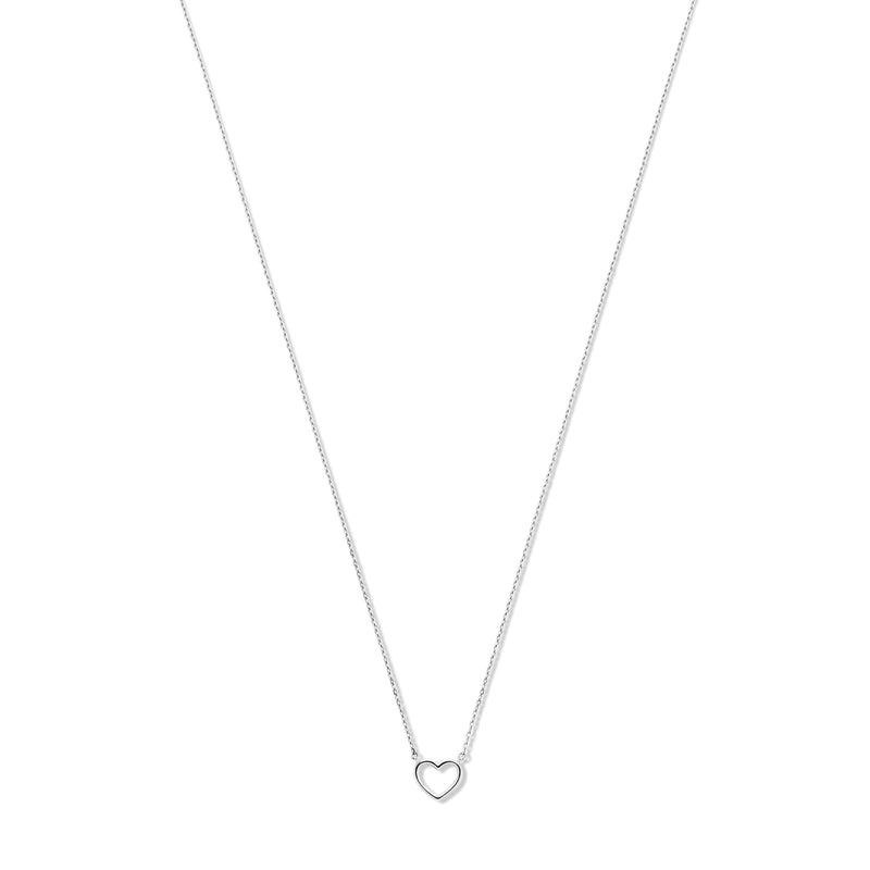 Isabel Bernard Saint Germain Amore 14 Karaat Wit Gouden Collier IB340076-zoom-