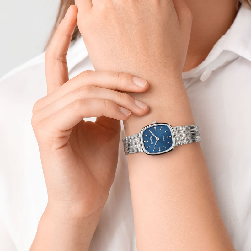 Olympic RetroChic Silver Women's Watch OL73DSS002-zoom-