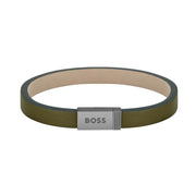 Hugo Boss BOSS Jace Leren Armband 2002-HBJ1580338M