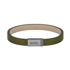 Hugo Boss BOSS Jace Leather Bracelet 2002-HBJ1580338M