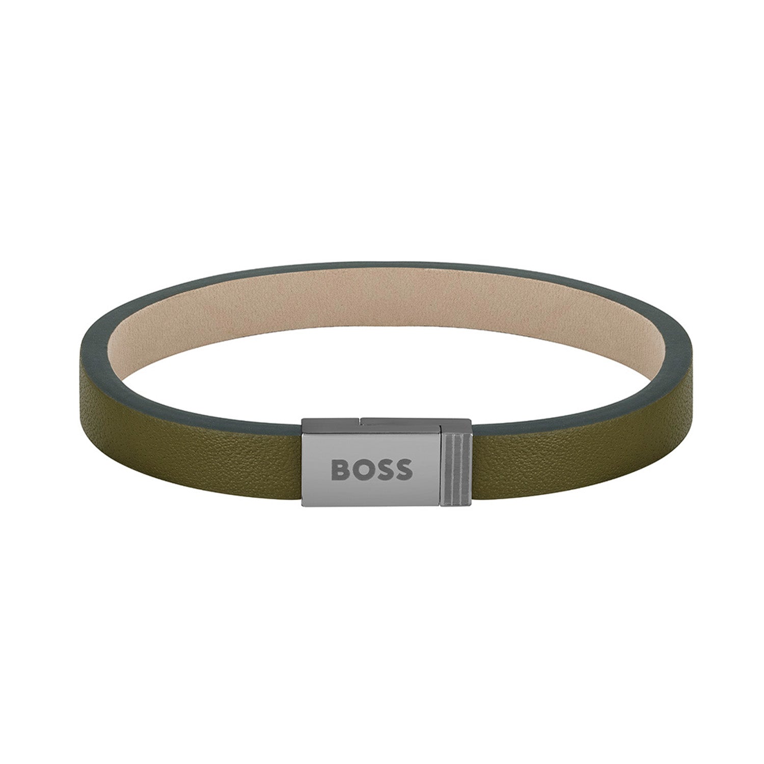 Hugo Boss BOSS Jace Leather Bracelet 2002-HBJ1580338M