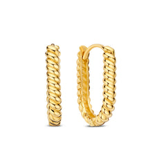 Beloro Jewels La Rinascente Elena 9 karat gold hoop earrings BO360103