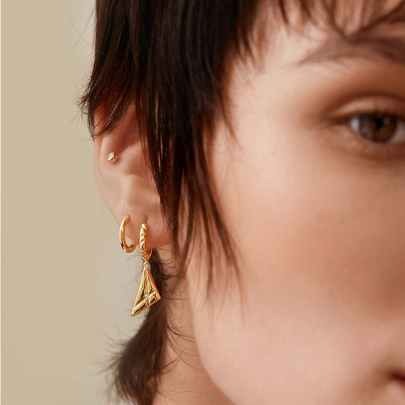 Ania Haie Sunshine Chaser 925 Sterling Silver Earrings 2002-AH-E059-19G-zoom-